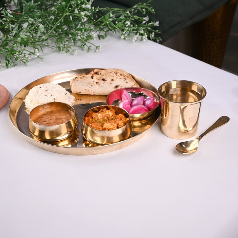 Bronze Thali Set