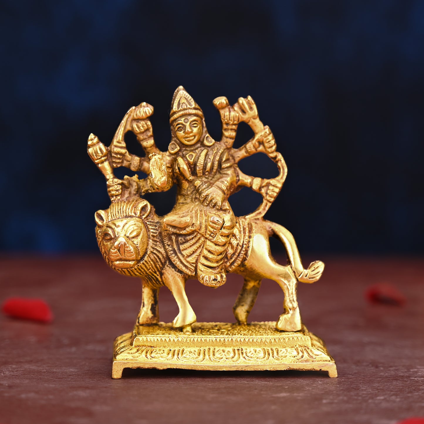 Brass Goddess Durga idol