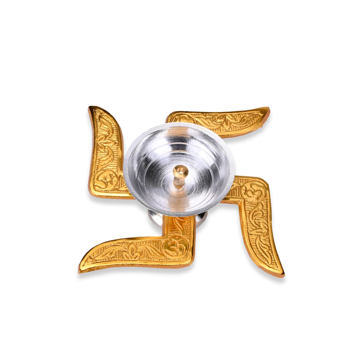 Brass Swastik Diya