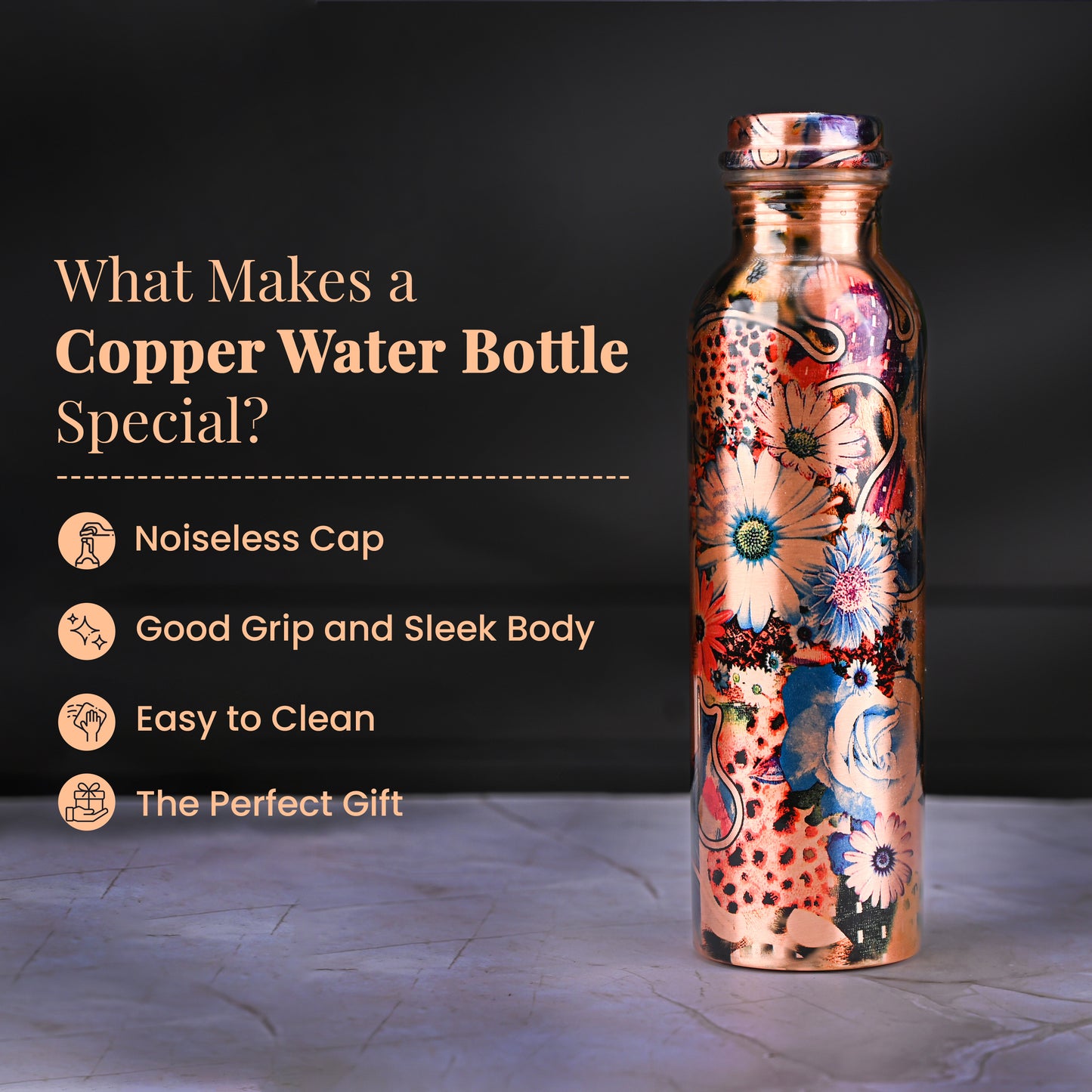 Printed Copper Bottle