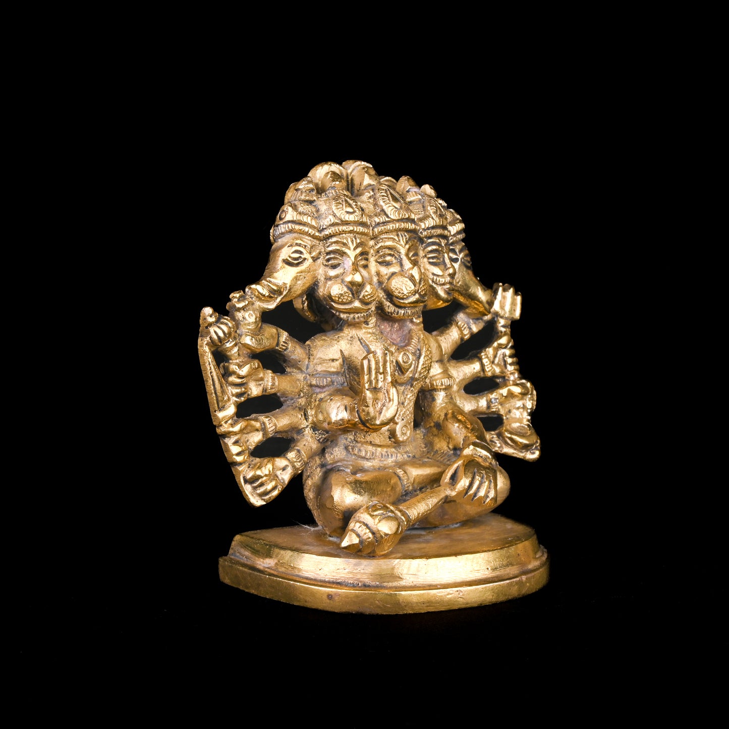 Brass Panchmukhi Hanumanji