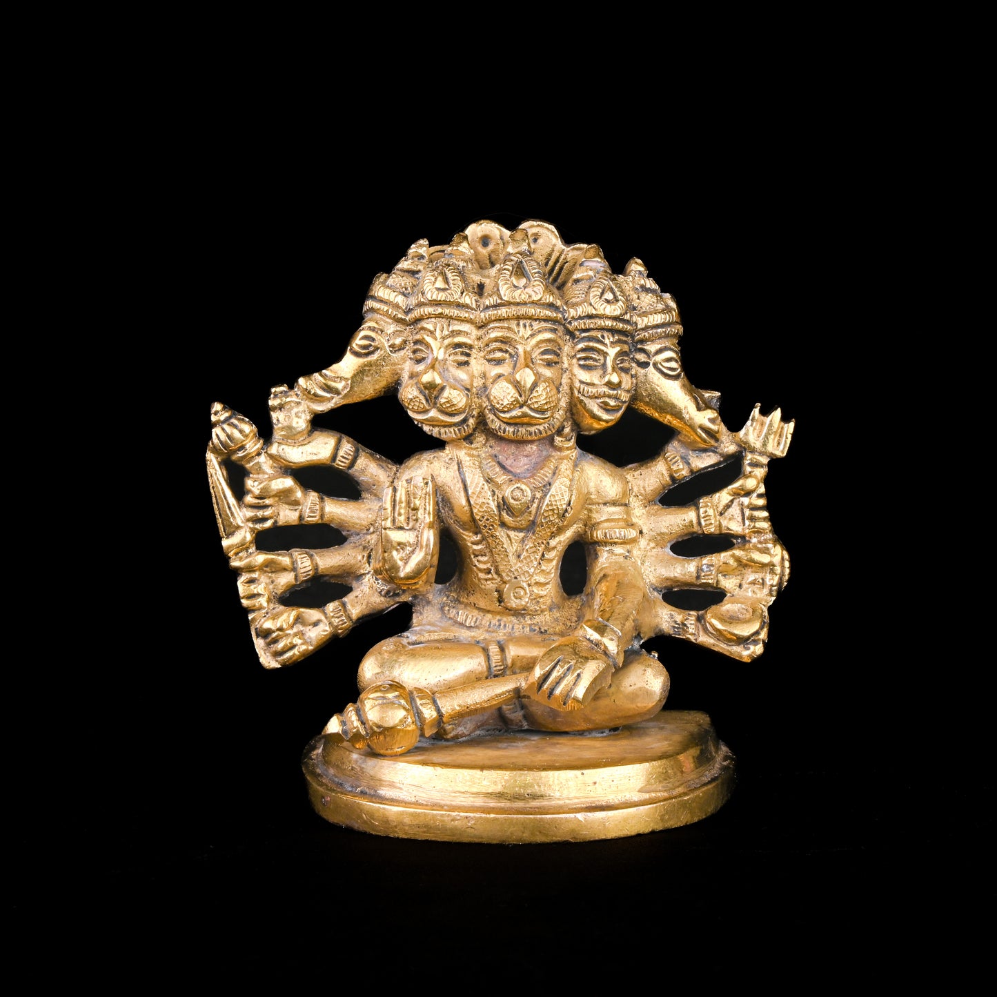 Brass Panchmukhi Hanumanji