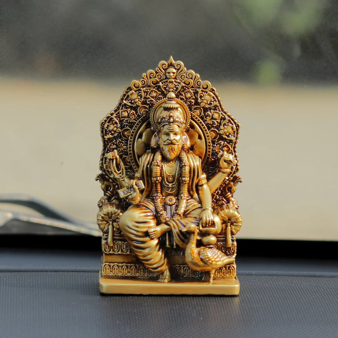 Lord Vishwakarma Car Dashboard Idol