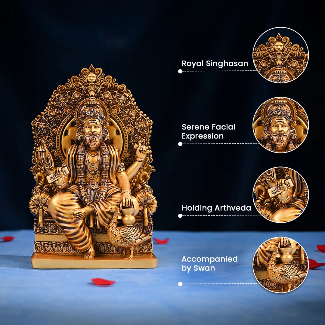 Lord Vishwakarma Car Dashboard Idol