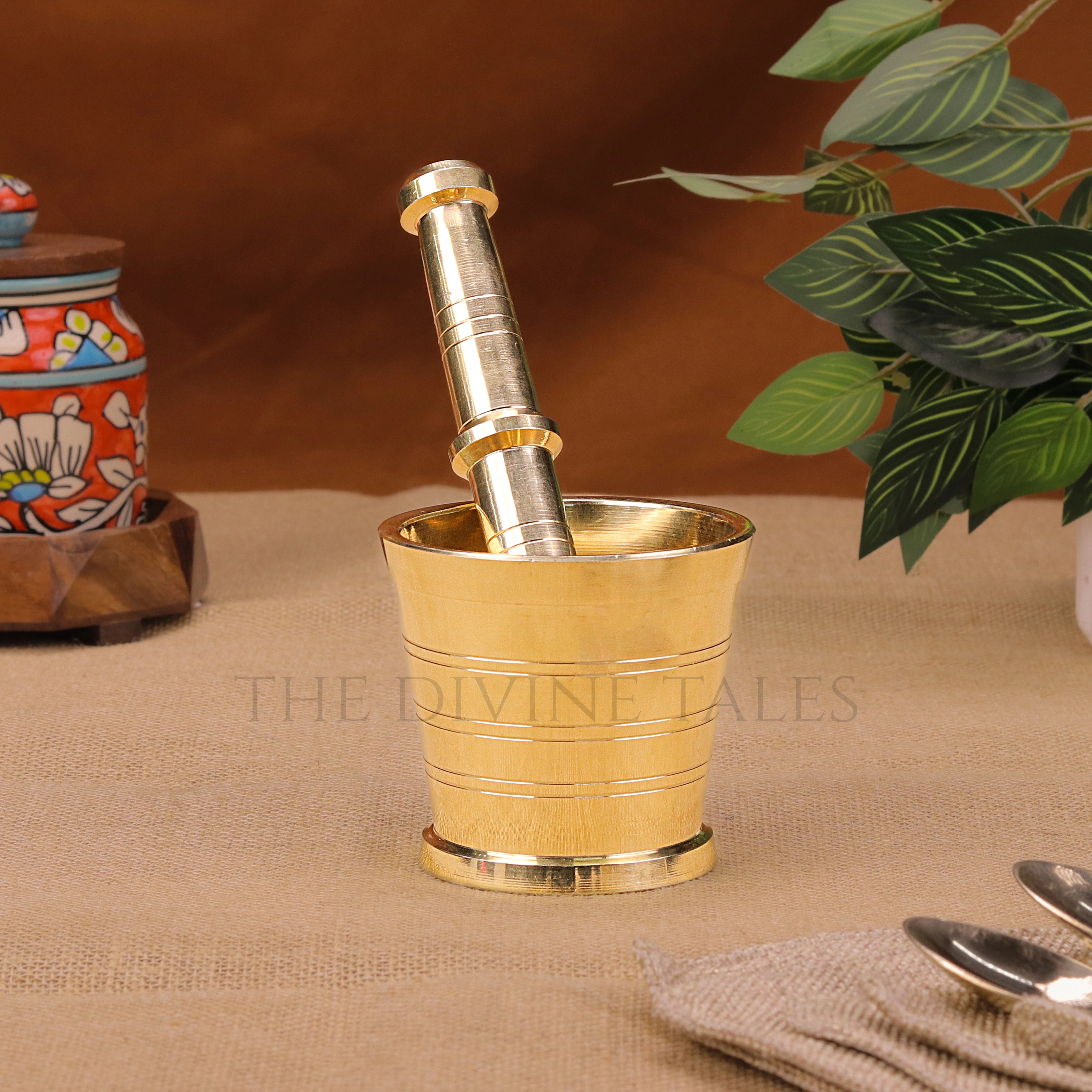Brass Mortar & Pestle
