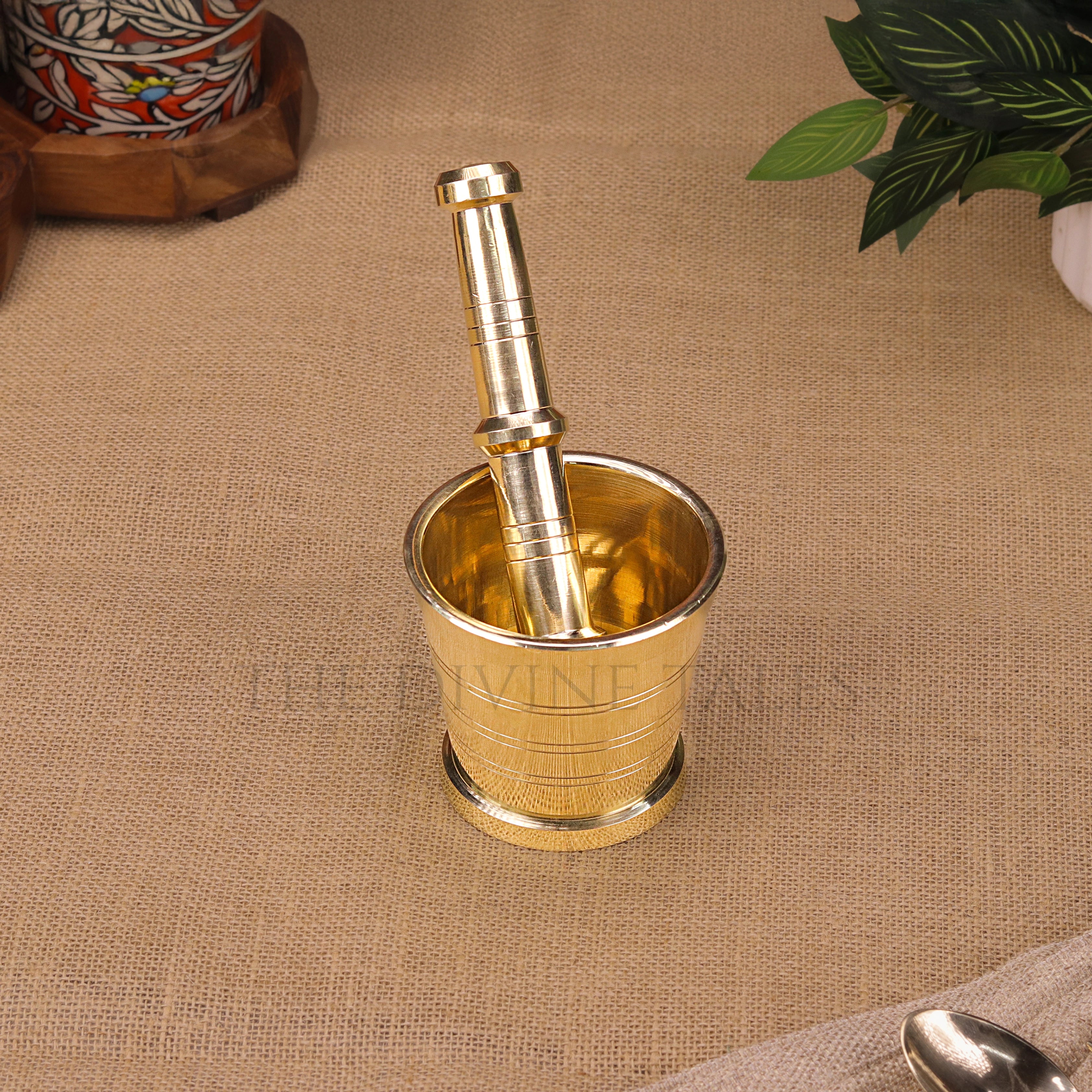 Brass Mortar & Pestle