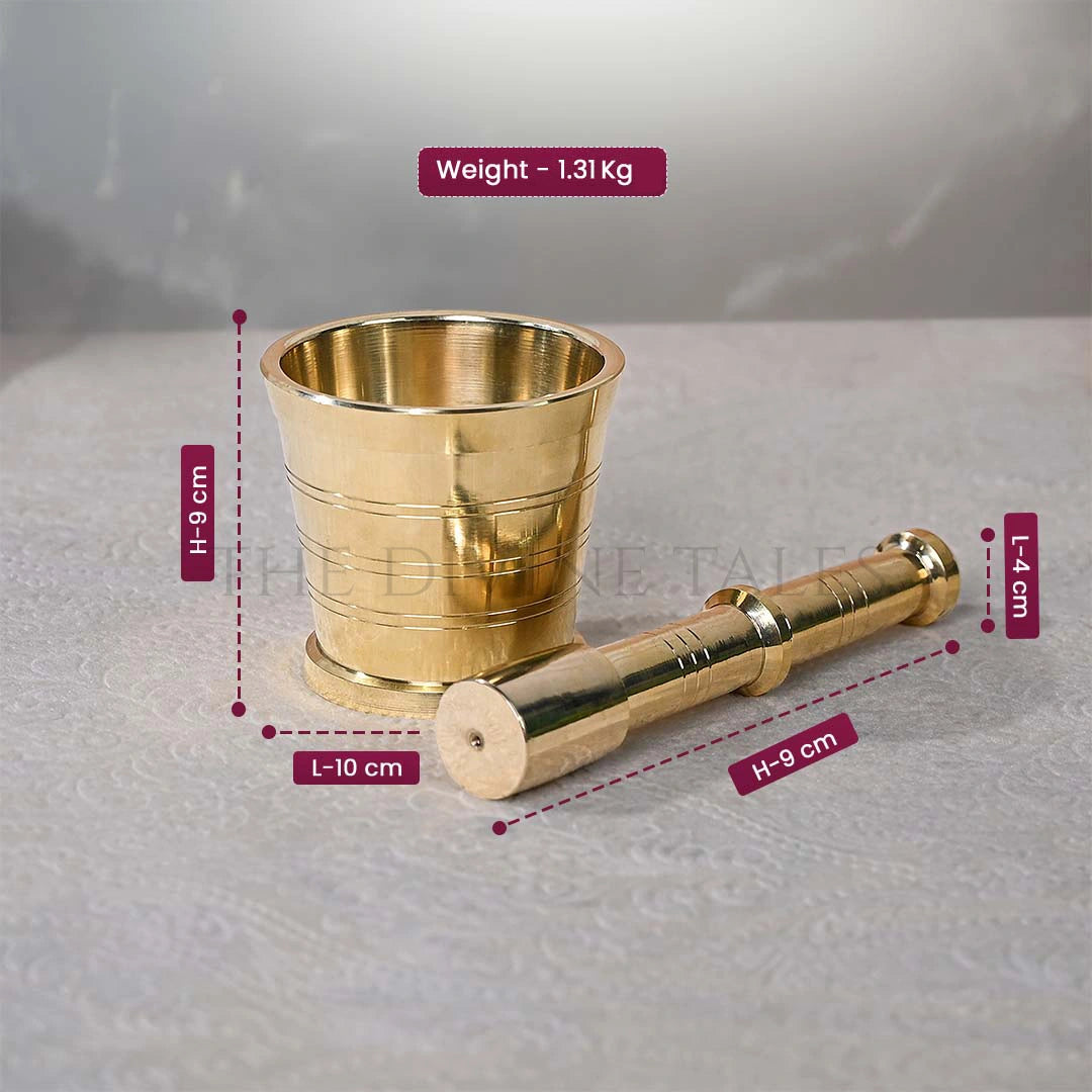 Brass Mortar & Pestle