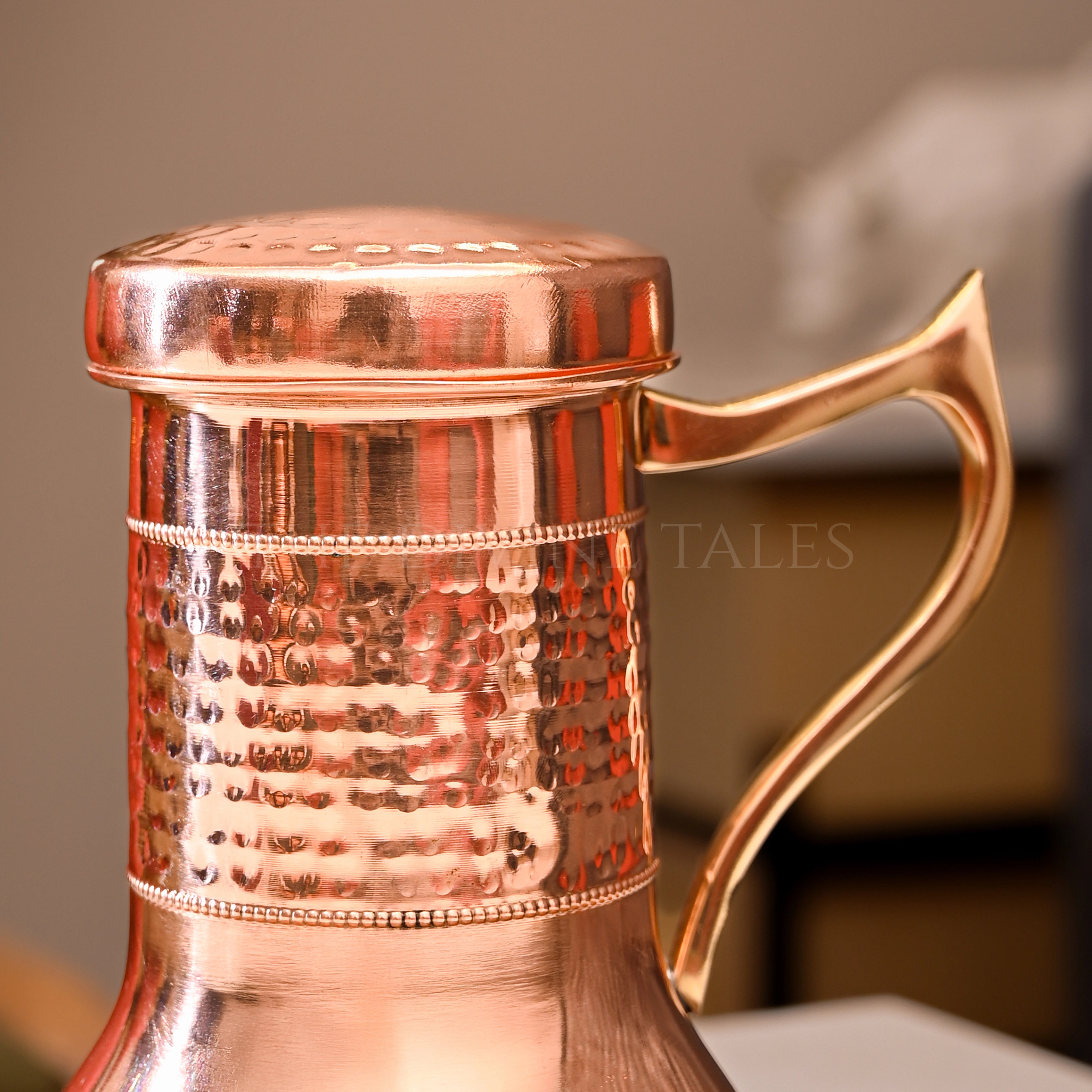 Copper Jar with Handle