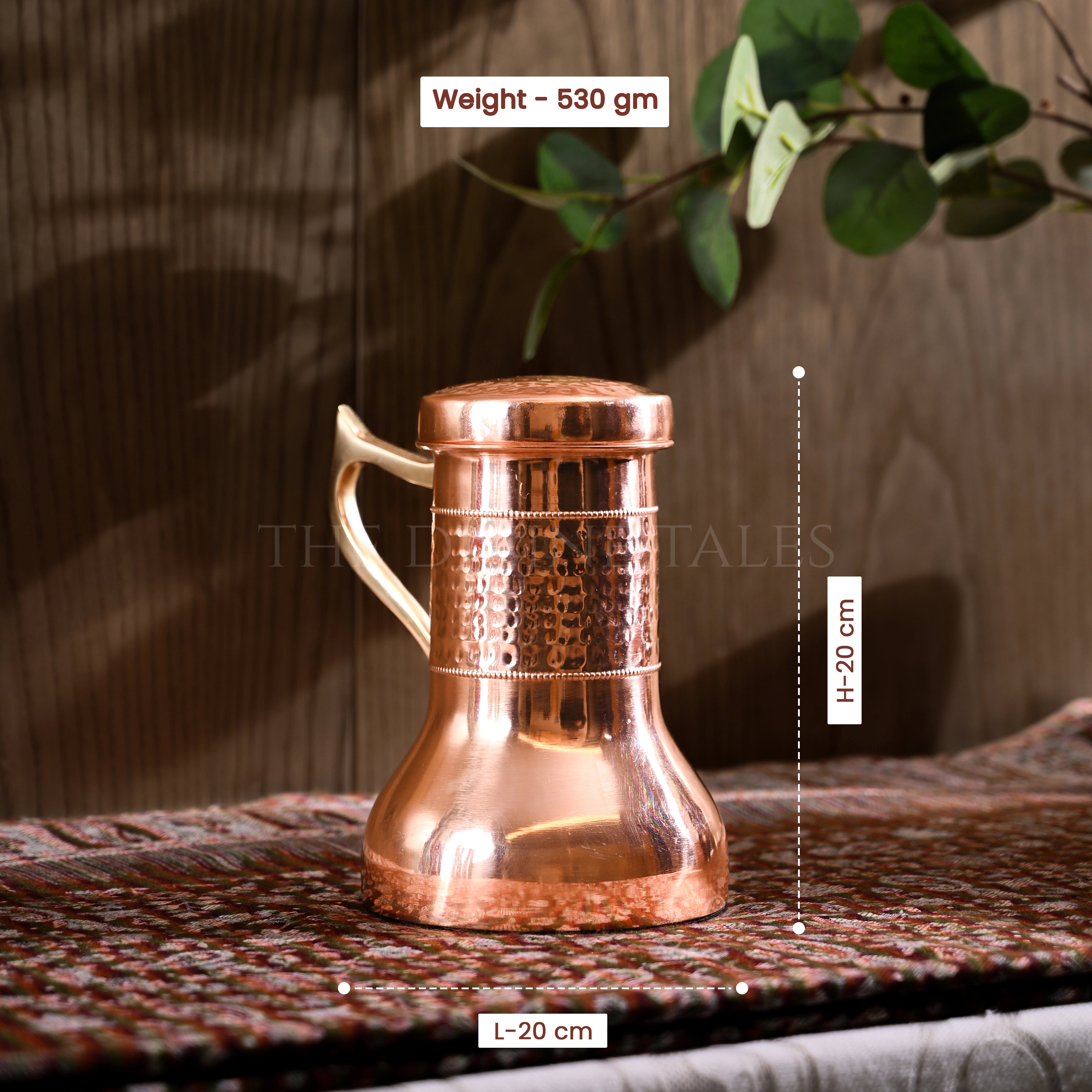 Copper Jar with Handle