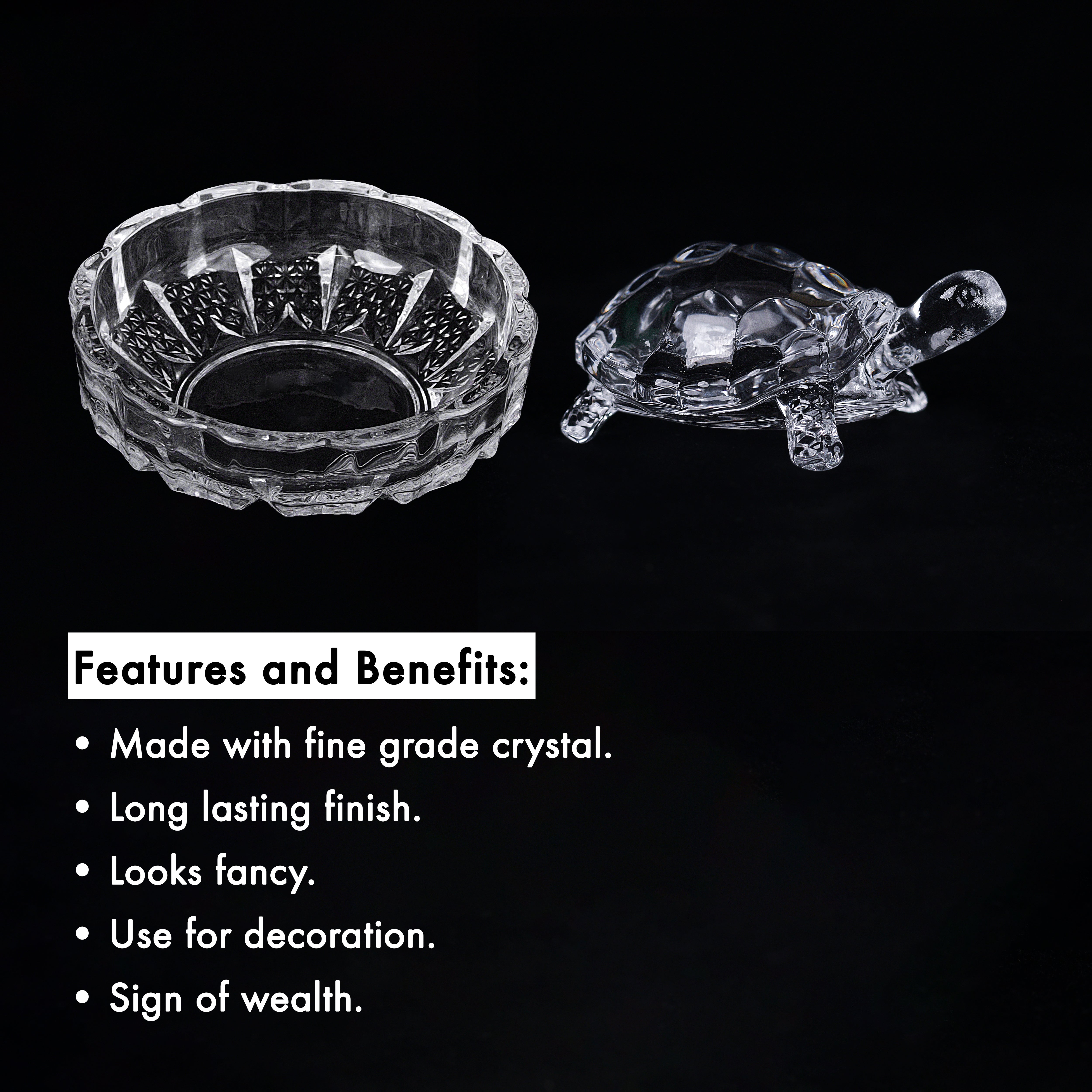 Crystal Turtle Small