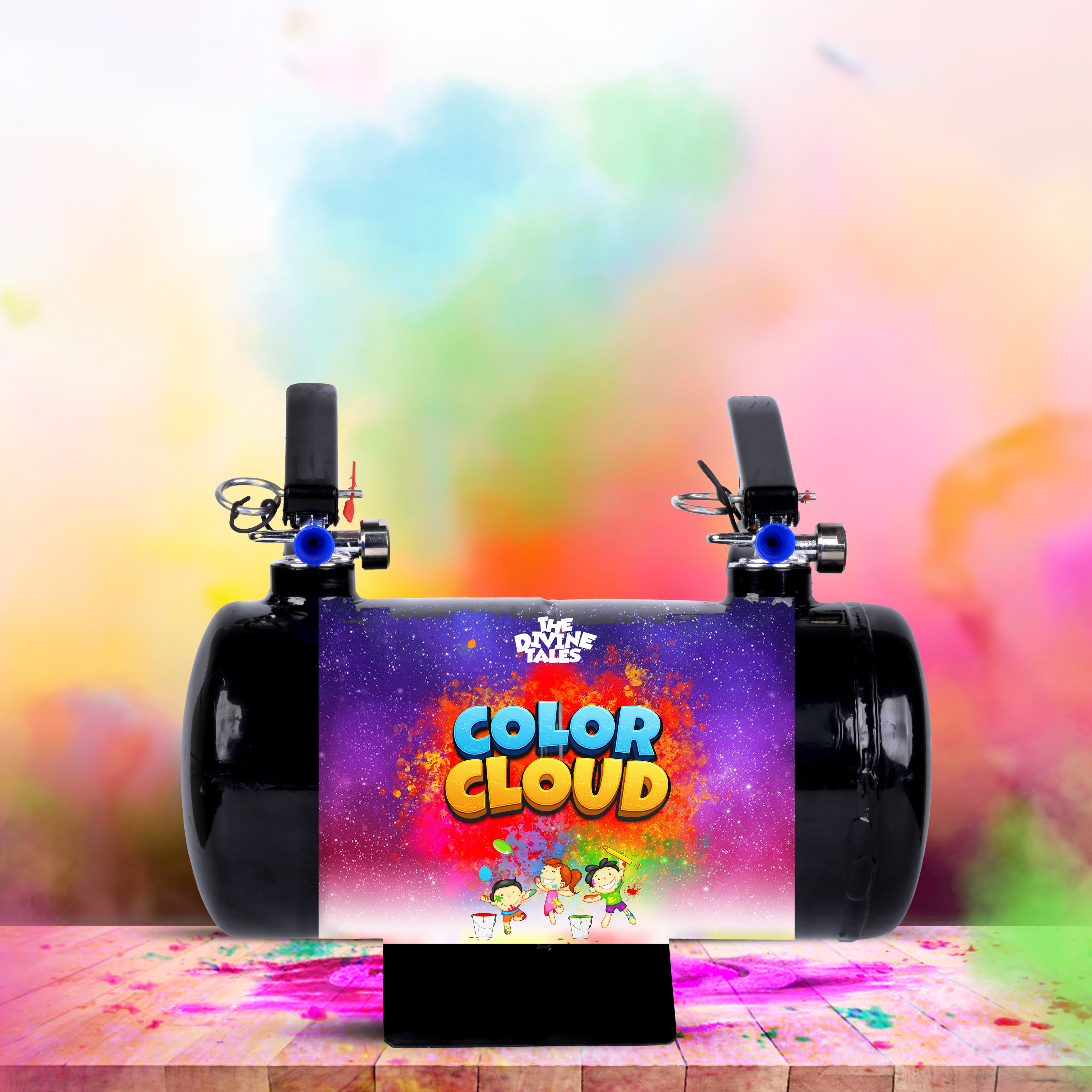 Holi Dual-Color Cylinder