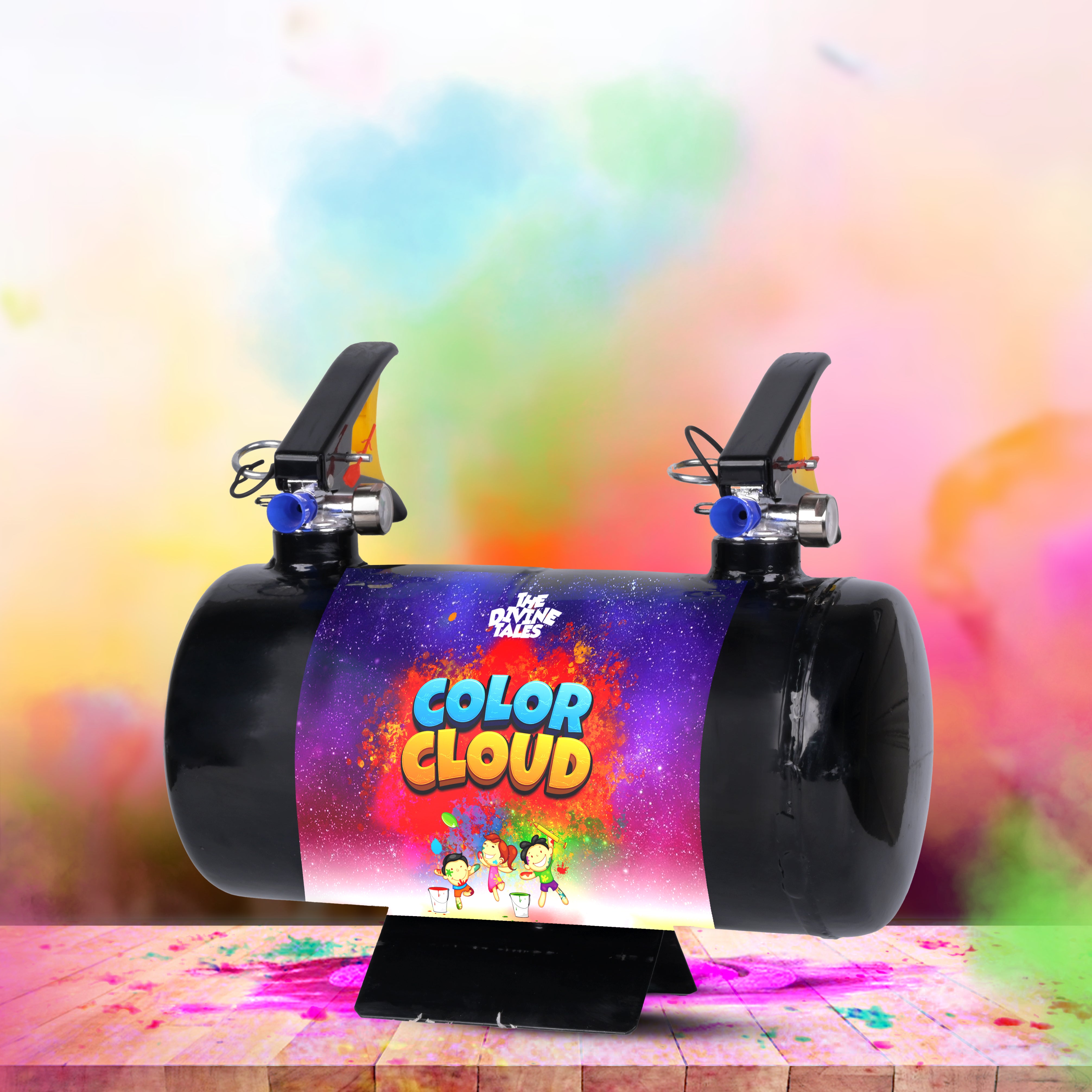 Holi Dual-Color Cylinder