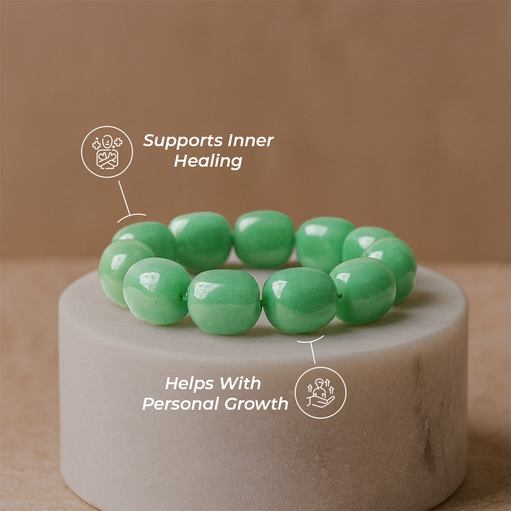 Green Aventurine Tumbled Stone Bracelet