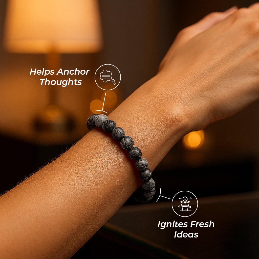 Black Picasso Jasper Bracelet