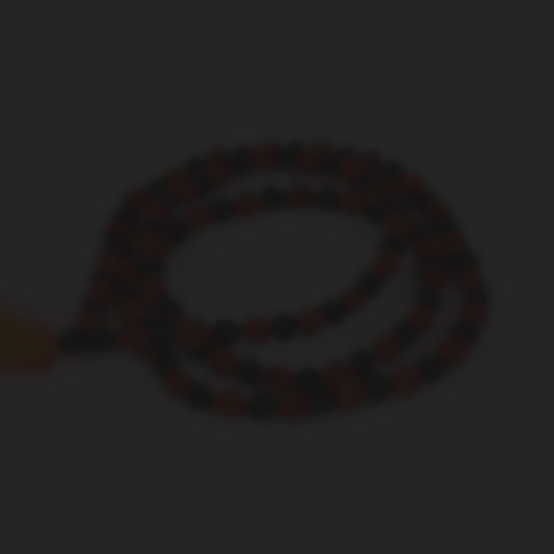 Karungali and Rudraksha Mala