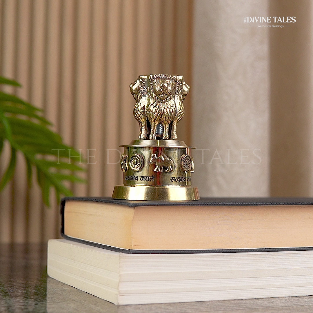 Brass National Emblem Statue