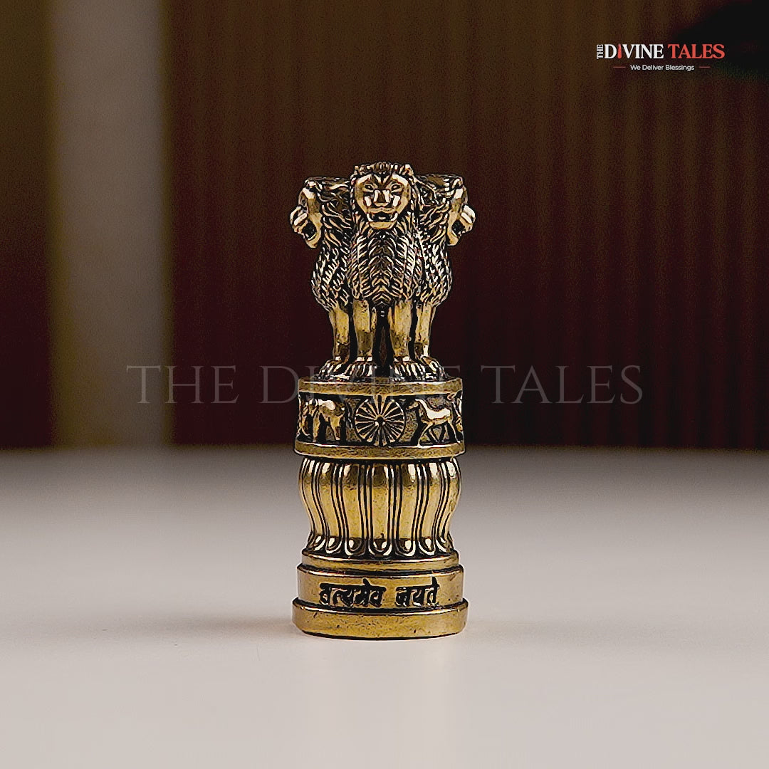 Ashok Stambh Brass Idol