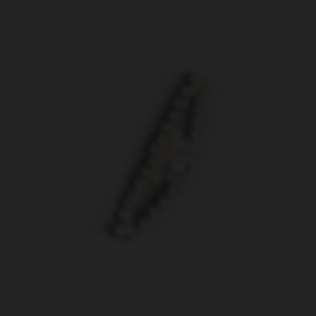 Silver-Plated Karungali Chain Bracelet