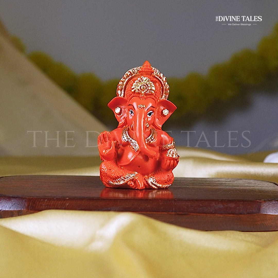 Sinduri Ganesha Idol