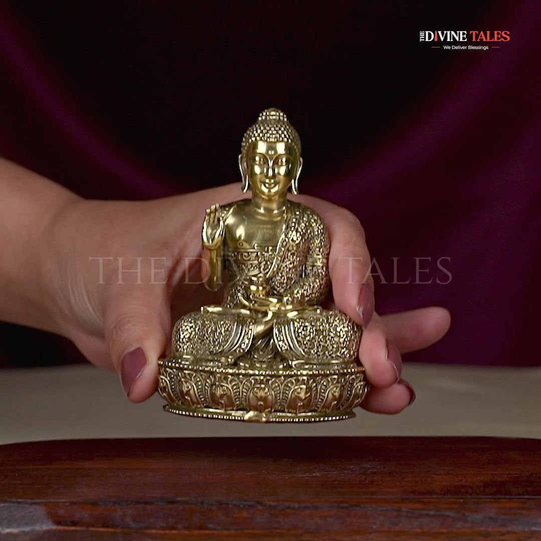 Lord Buddha Brass Idol