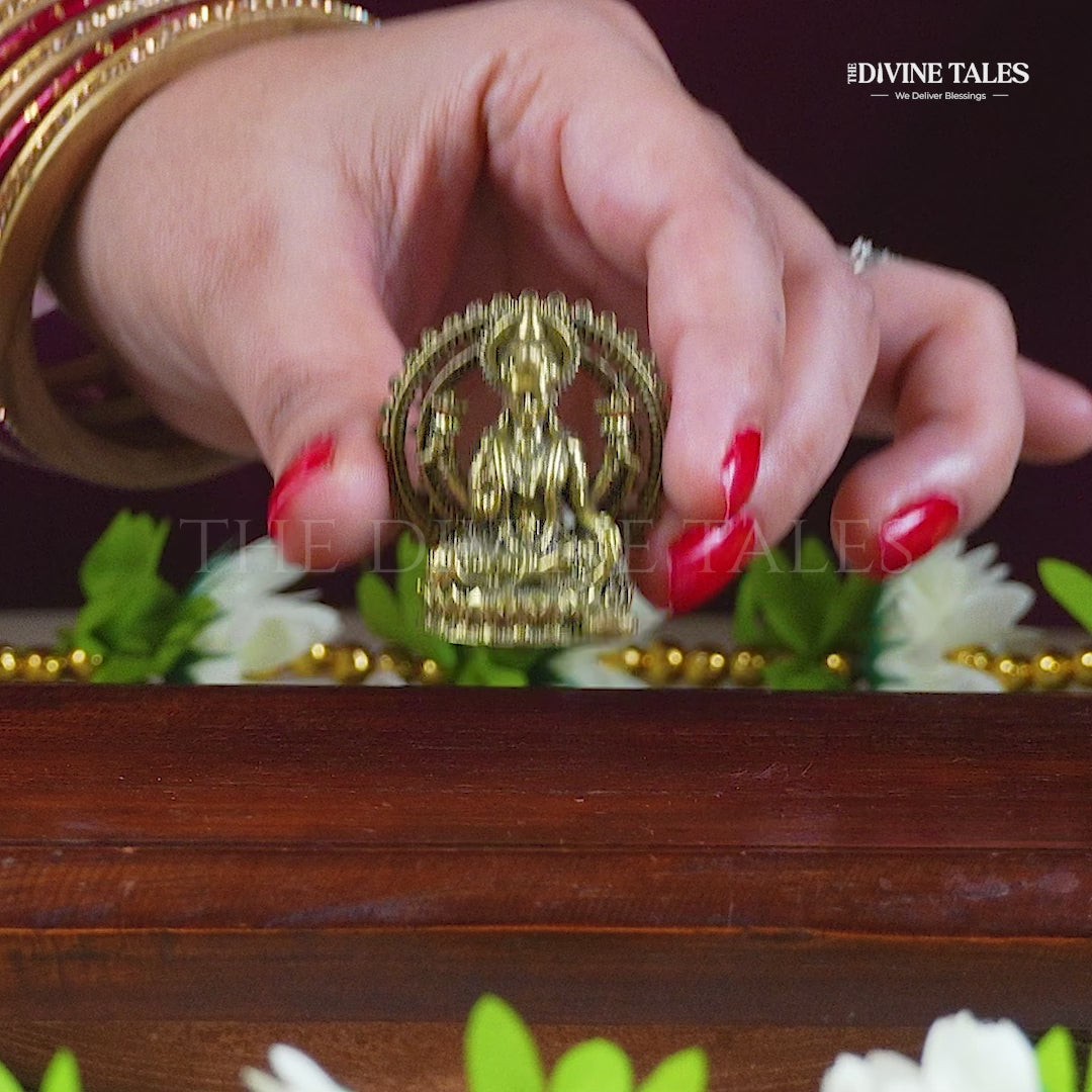 Brass Maa Lakshmi Idol