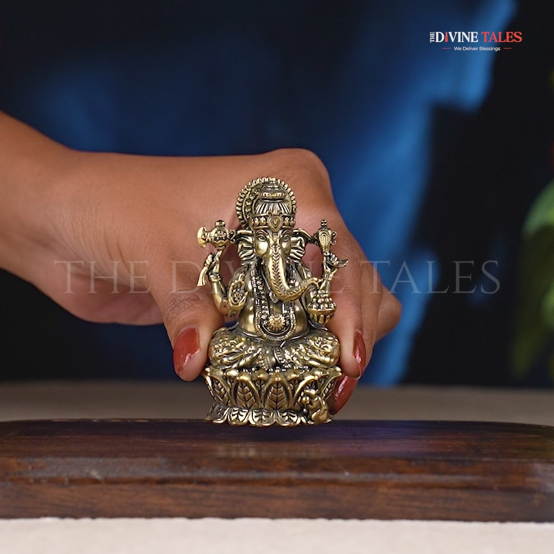 Lord Vinayaka Brass Idol