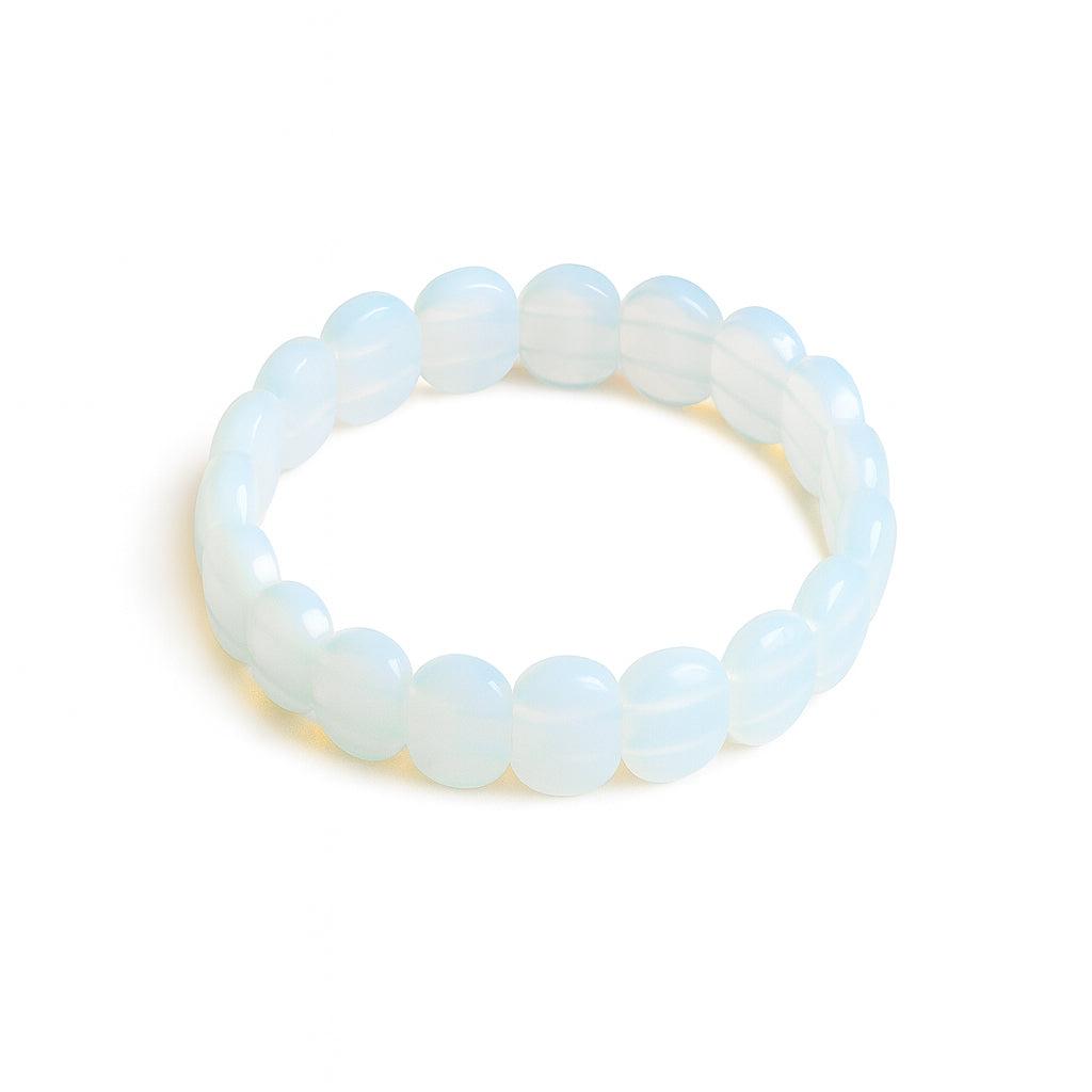 Opalite Flat Faceted Bracelet