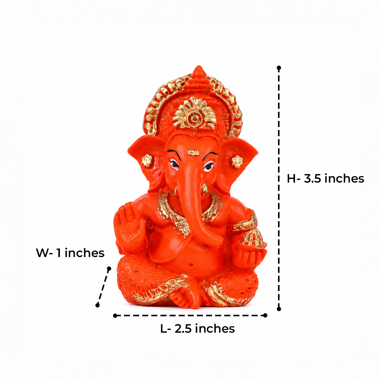 Sinduri Ganesha Idol