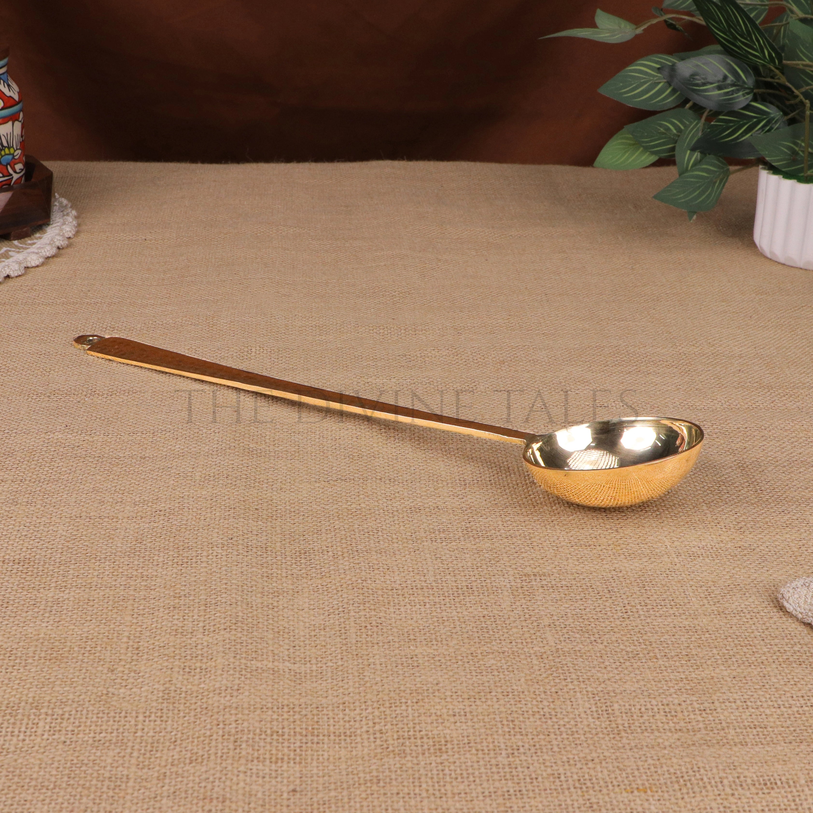 Pure Brass Handcrafted Ladle/Scoop