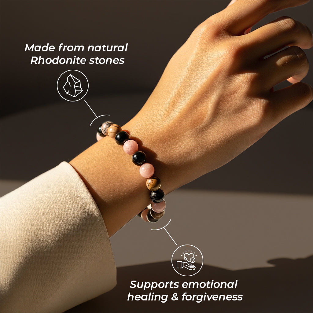 Rhodonite Orel Stone Bracelet