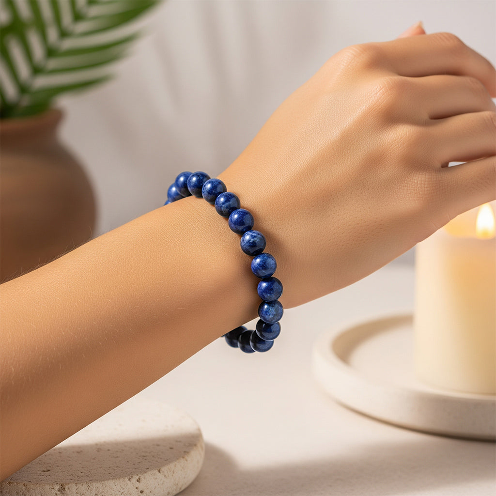 Sodalite Logic Stone Bracelet