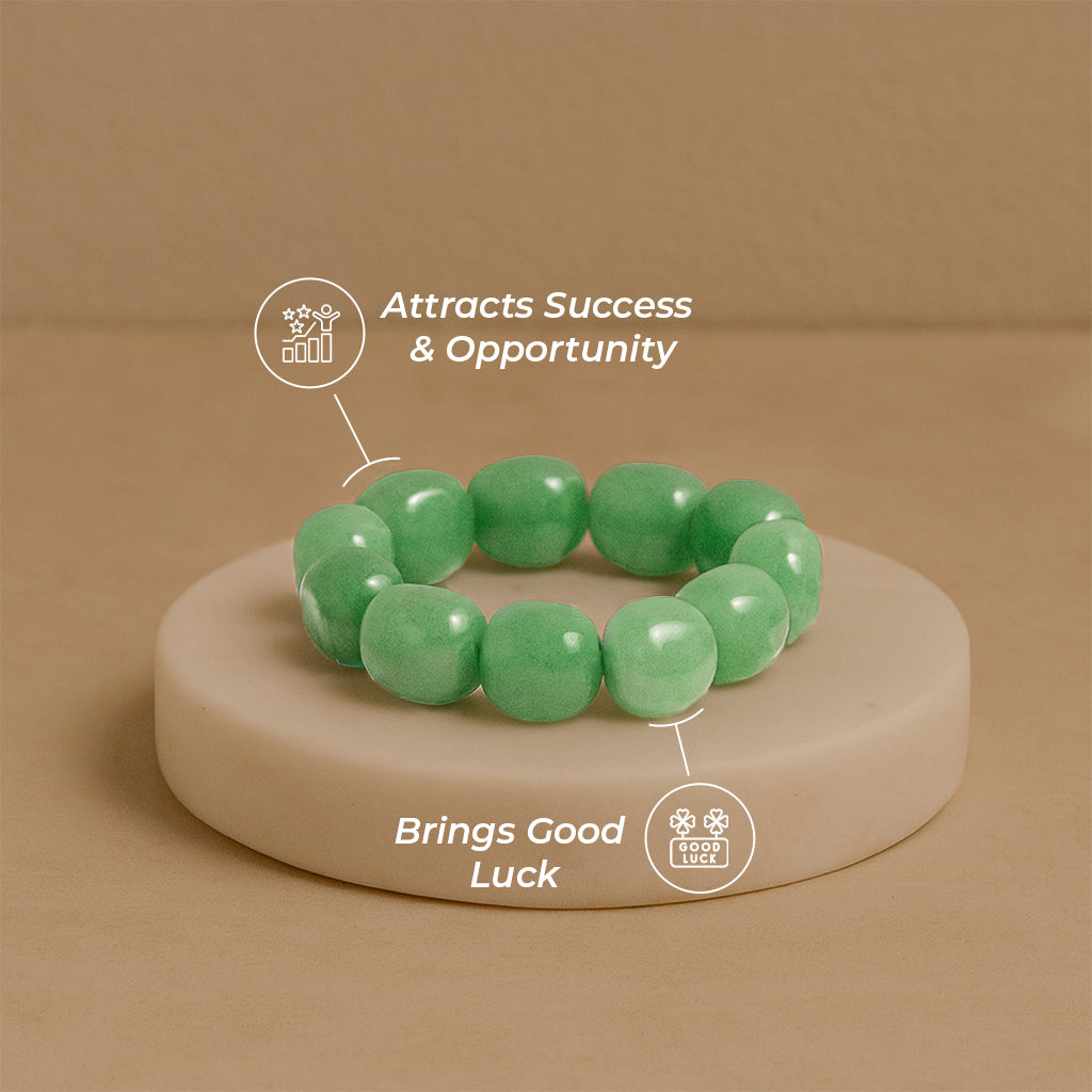 Green Aventurine Tumbled Stone Bracelet