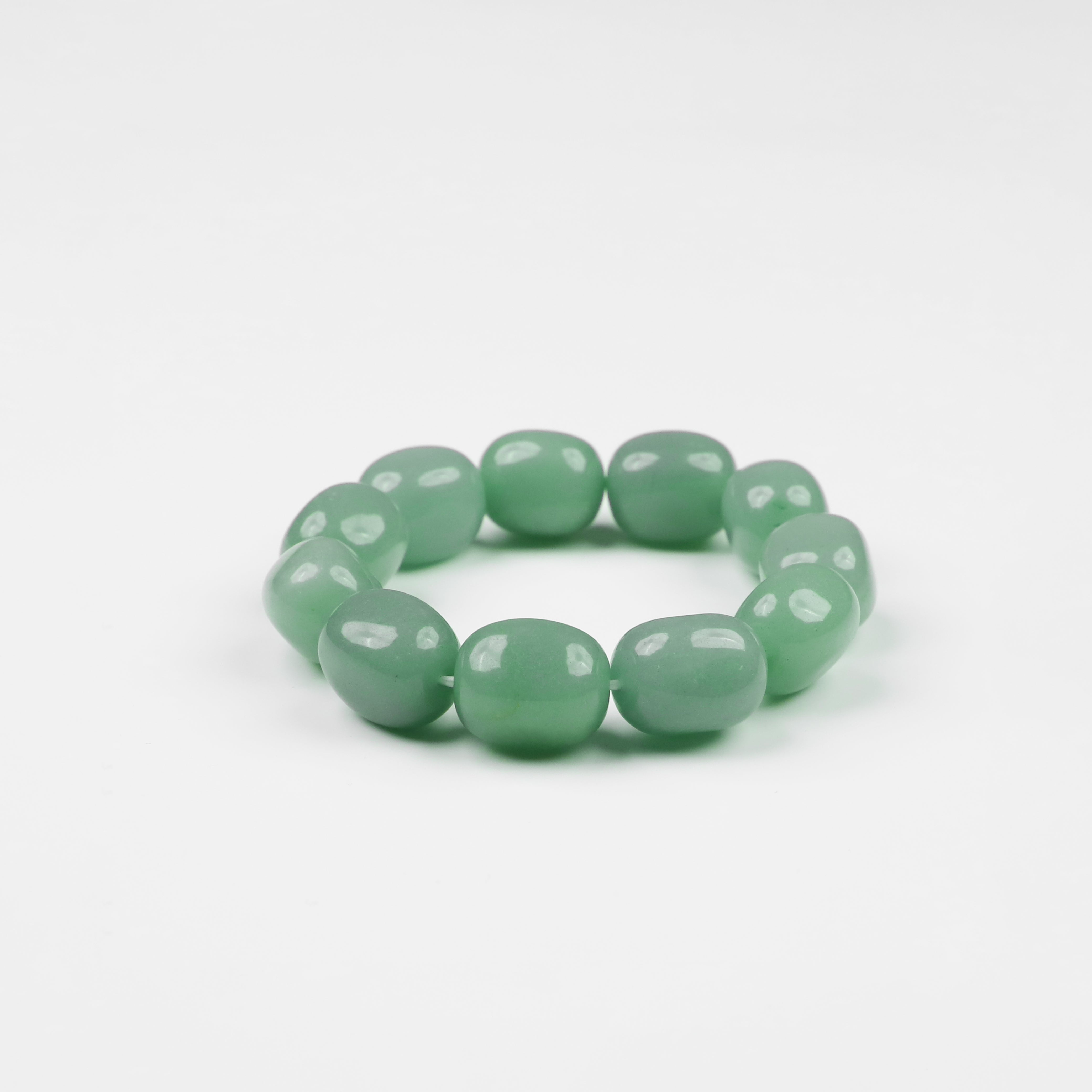 Green Aventurine Tumbled Stone Bracelet