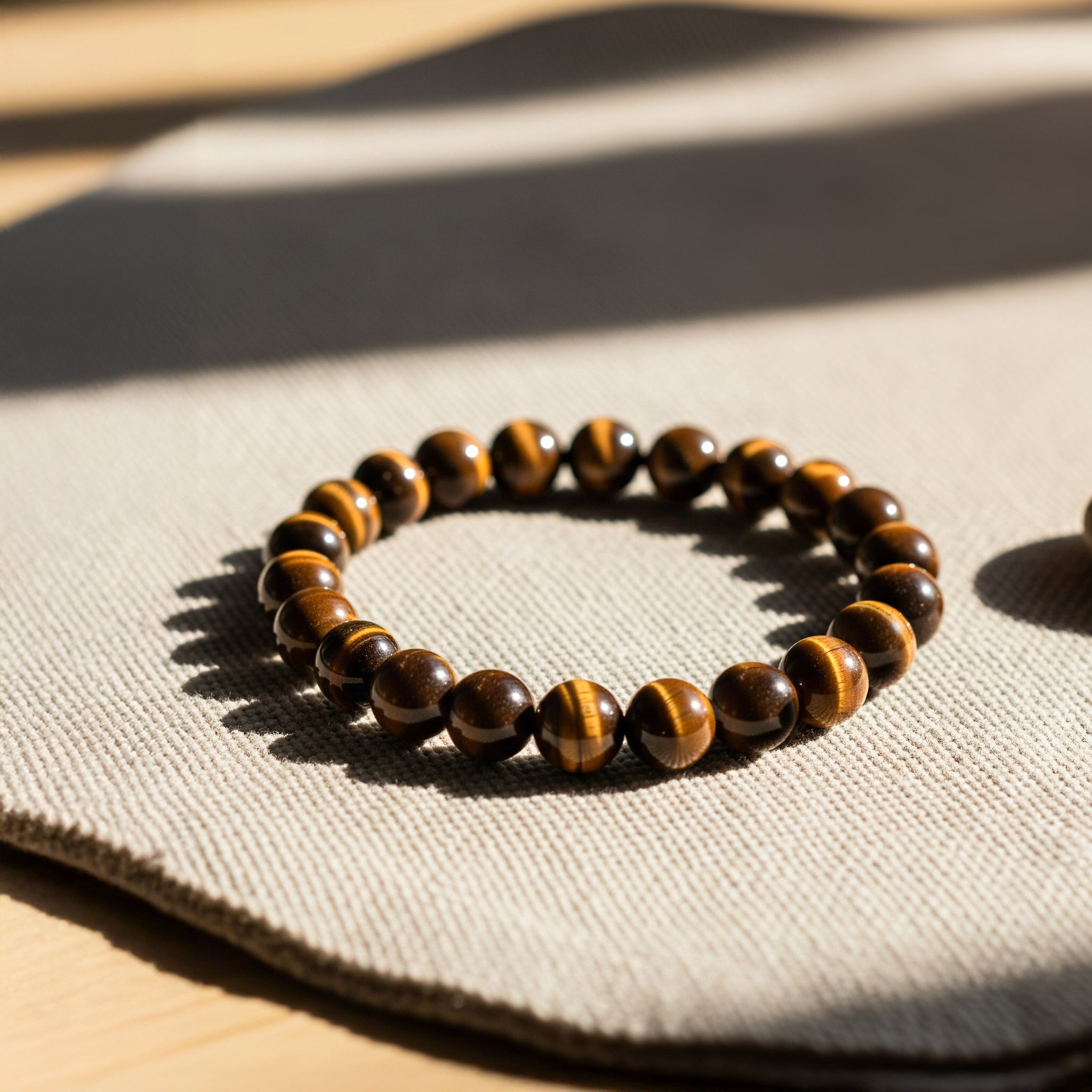Tiger Eye Courage Stone Bracelet