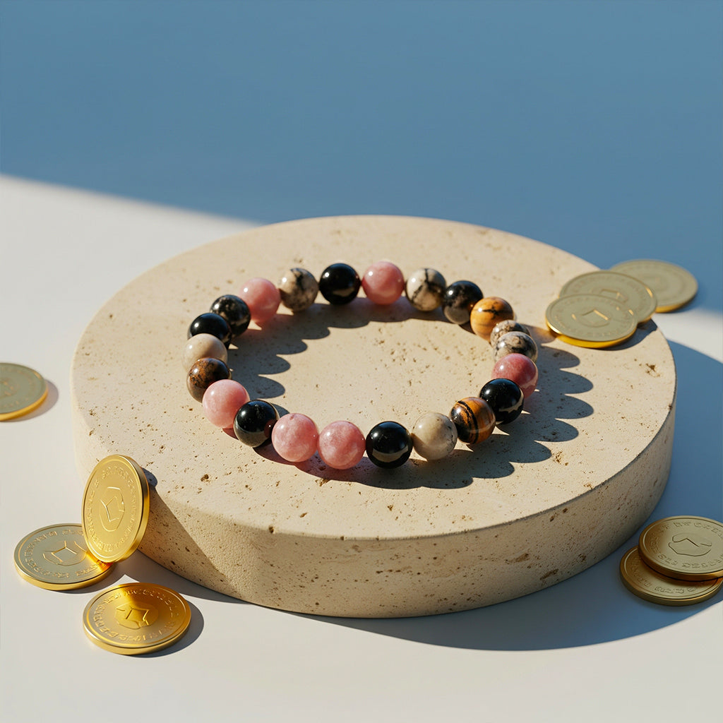 Rhodonite Orel Stone Bracelet