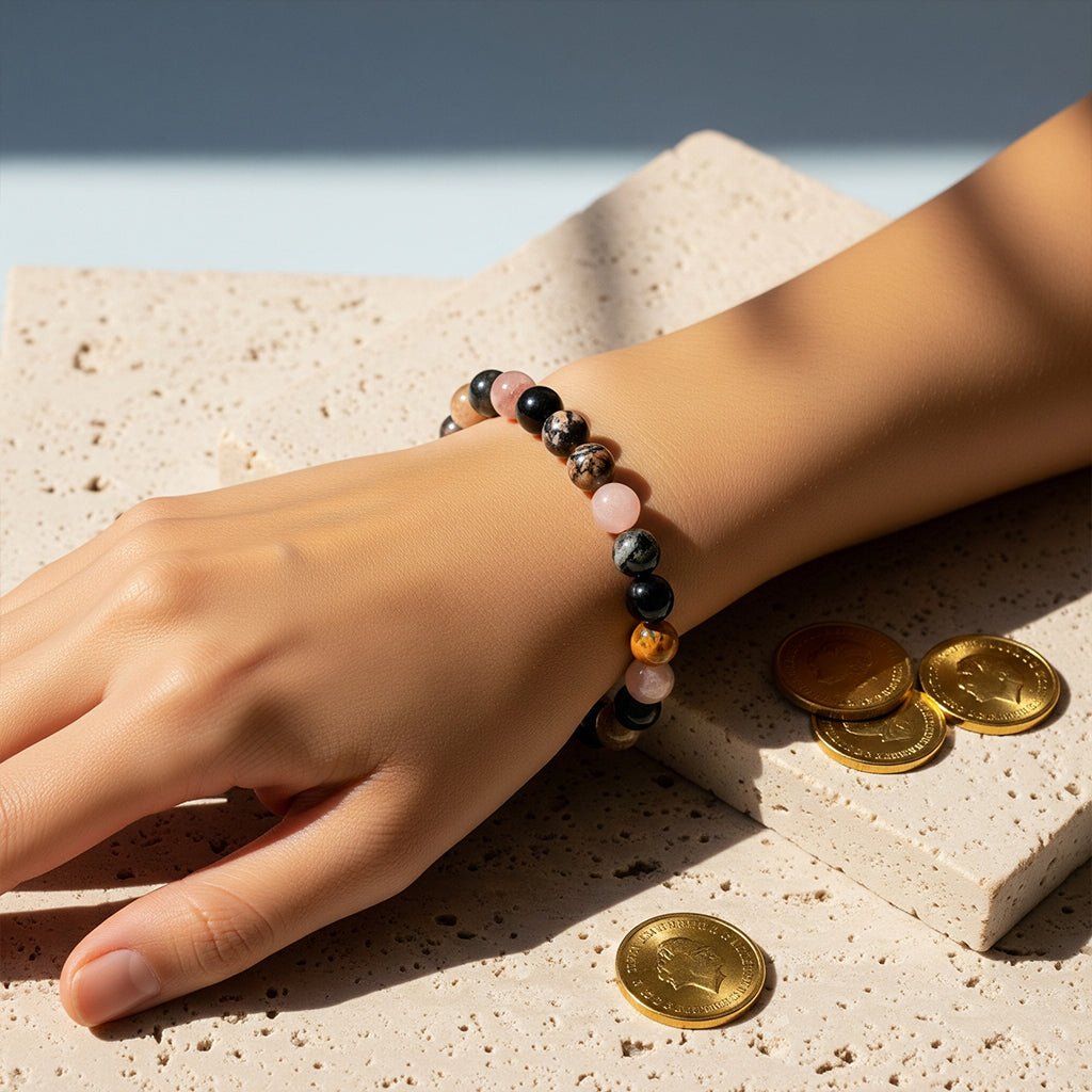 Rhodonite Orel Stone Bracelet