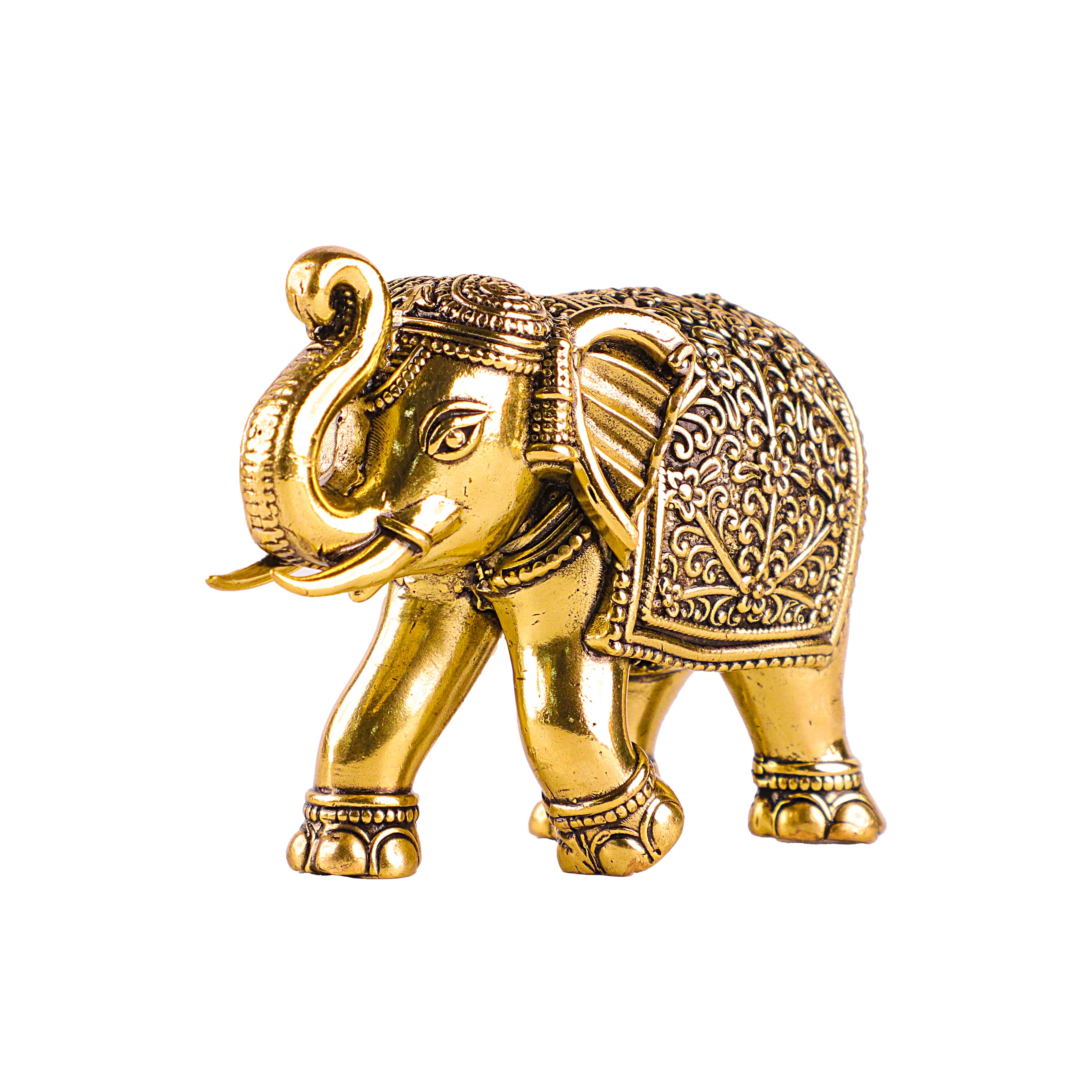 Golden Elephant Statue