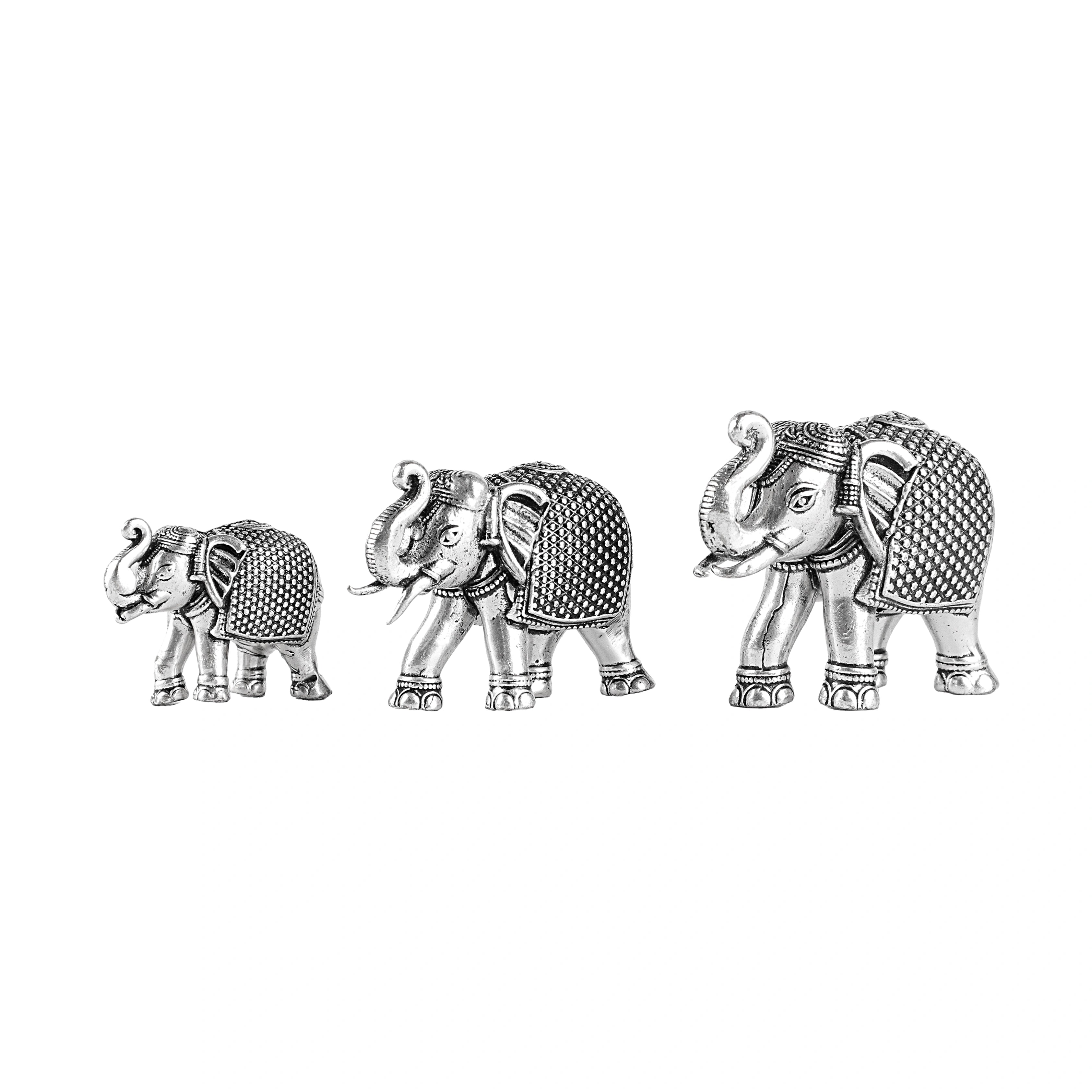 Elephant Family Sculptures