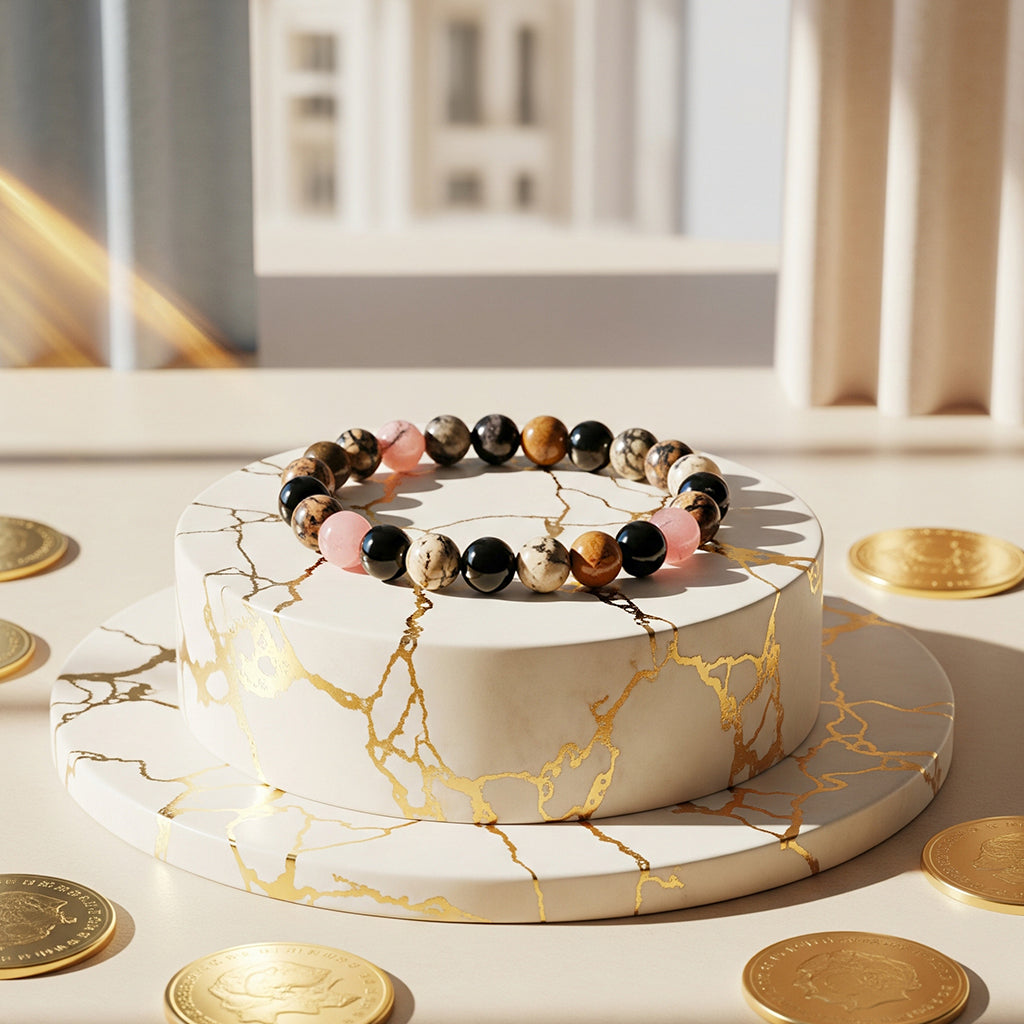 Rhodonite Orel Stone Bracelet